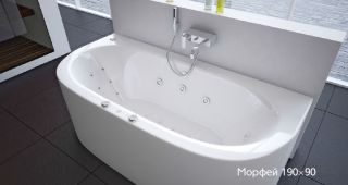 Акриловая ванна АКВАТЕК Морфей 190x90 см без гидромассажа